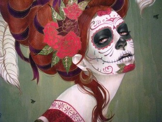 Sugar Skull Wallpaper Loopele