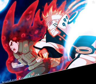Rock Lee Naruto Kyuubi Cloak HD Wallpaper
