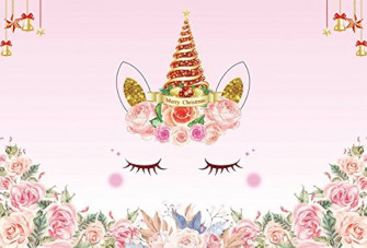 Amazon Unicorn Christmas Photography Backdrops Yeele
