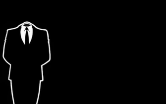 Anonymous Black Wallpaper Suit