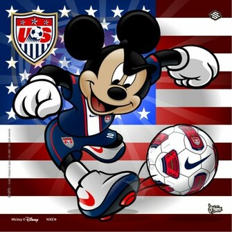 Usa Soccer Mickey By Jpnunezdesigns