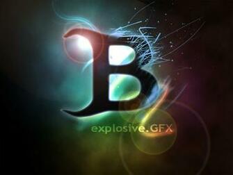 Explosivegfx B Letter By Theexplosivegfx