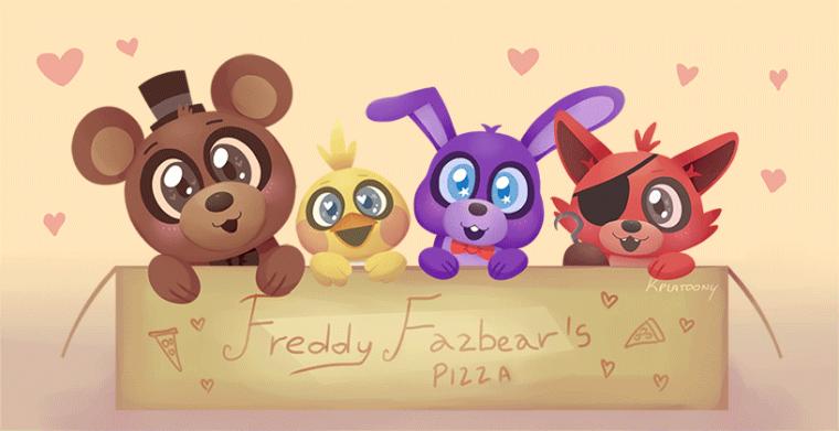 The Cutest Stuff On Box Fnaf By Kplatoony