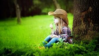 Cute Cowboy Girl UHD Wallpaper