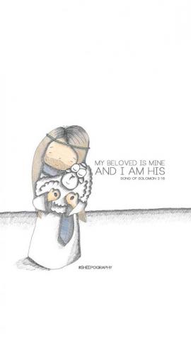 Sheepography Photo Scripture Image Jesus Cartoon Bible Art