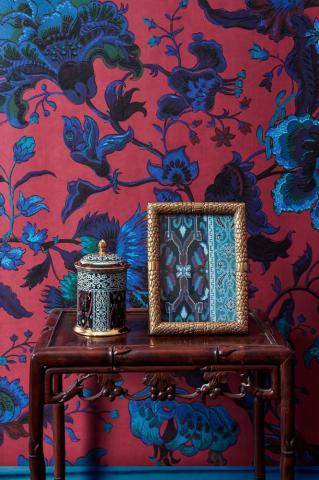 House Of Hackney Majorelle Wallpaper Maximalist Decor French
