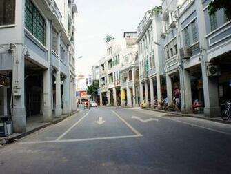 City Of Guangzhou China Building Hening Road Wallpaper