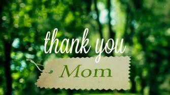 You Mom Wallpaper Thank High Resolution