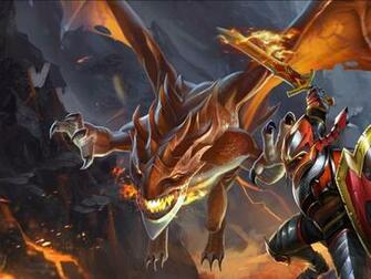 Wallpaper Davion Dragon Knight Dota Standard