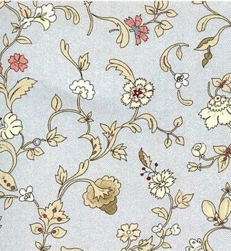 Dollhouse Wallpaper Floral Seaside Cottage