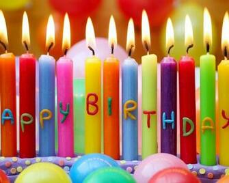 Happy BirtHDay Candles Desktop Pc And Mac Wallpaper