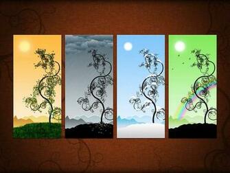 Seasons Wallpaper Four Myspace Background
