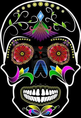 Pink Sugar Skull Wallpaper By Bwilson