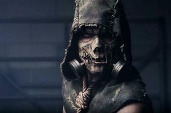 Scary Face Mask Inside Hood Wallpaper Best HD
