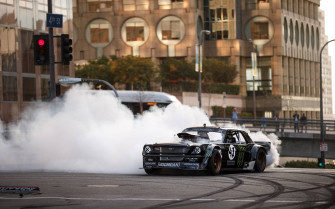 Stunning Beast On Track Hoonigan Ford Mustang