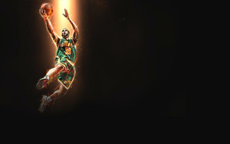 Williams Wallpaper Surrounded By Golden Light A Basketball Player
