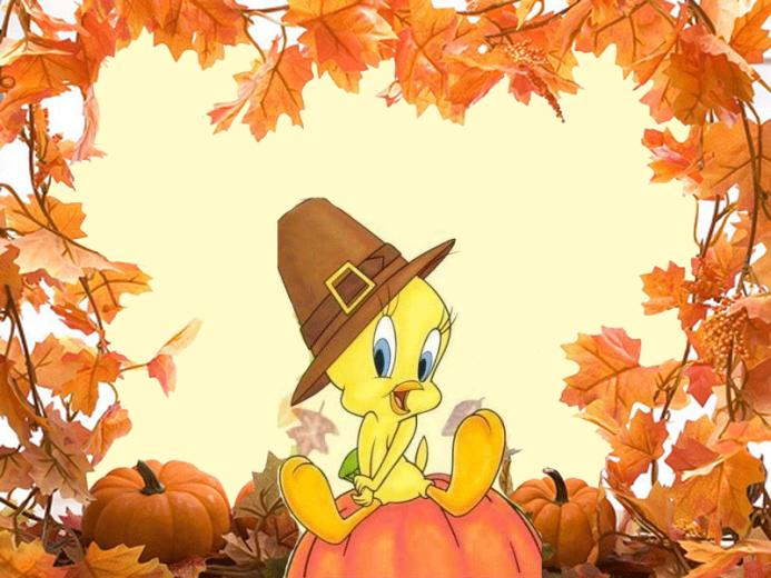 Thanksgiving Day Wallpaper Tweety
