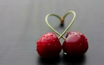 Cherry Love Full HD Desktop Wallpaper 1080p