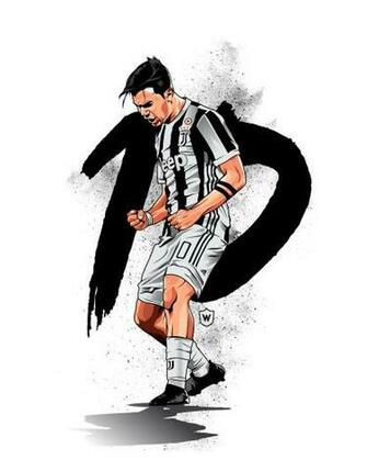 Paulo Dybala Cartoon Id Es D Image La Joueur