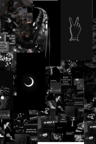 Aesthetic Black Wallpaper For iPhone And Laptop