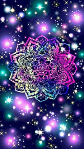 Namaste Sparkle Galaxy iPhoneandroid Wallpaper I