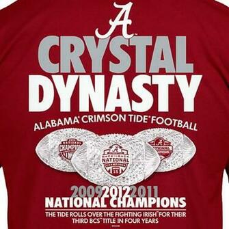 Alabama Crimson Tide National Championships