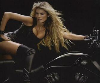 Pin Marisa Miller Pour Harley Davidson