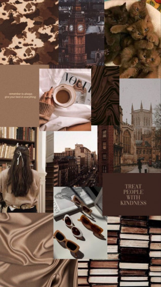 Brown Aesthetic Wallpaper Desktop