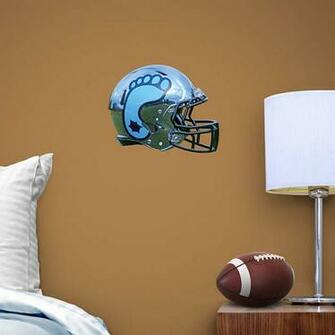 Small North Carolina Tar Heels Chrome Helmet Teammate Decal Shop