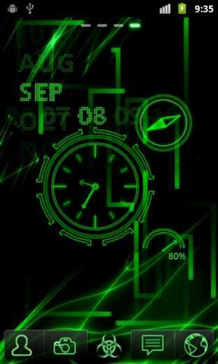 Neon Clock Il Nuovo Live Wallpaper Sfondo Animato Gratis Per