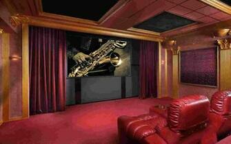 Home Theater Wallpaper Ome Buildings