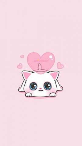 Cats Melody Pink Girly Cute Wallpaper Live HD