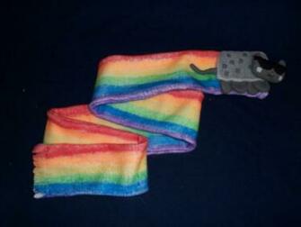 Smooth Jazz Nyan Cat Scarf By Thetwinbin