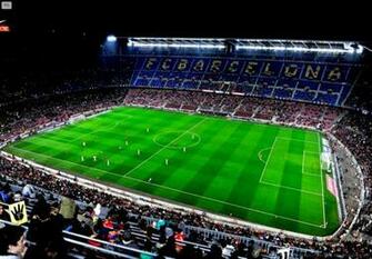 Camp Nou Evening Barcelona Wallpaper Mega