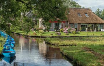 Wallpaper The City Pond Photo Home Boats Netherlands
