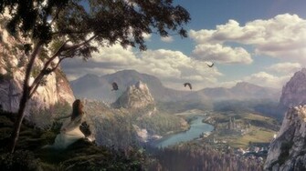 Fantasy Landscape Wallpaper Metal Fond D Cran
