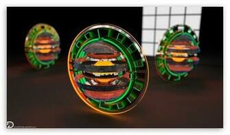 Rusted Titanium Disks 4k HD Wallpaper For High Definition
