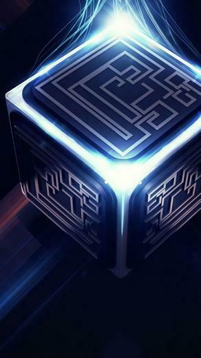 3d Cube Maze iPhone 5s Wallpaper iPad