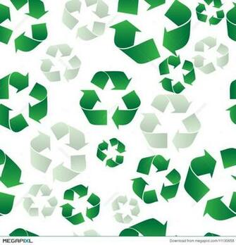 Recycling Seamless Background Illustration Megapixl