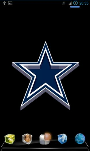 Cowboys Star Live Wallpaper 3d Screenshot