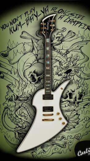 Carlino Guitar iPhone 5s Wallpaper iPad