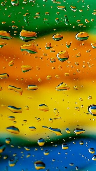 iPhone Raindrops Wallpaper HD By