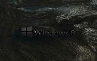 Wallpaper Black Metal Windows Logo