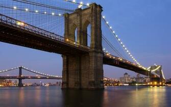 Brooklyn Bridge Computer Wallpaper Desktop Background