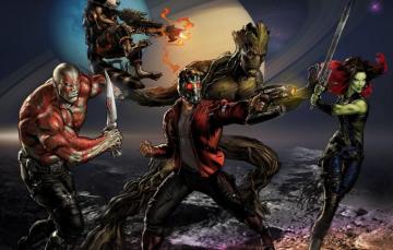 Wallpaper Comic Guardians Of The Galaxy
