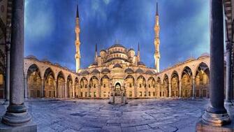 Blue Mosque HD Image Turkey Wallpaper