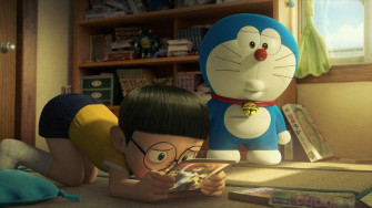 Cute Nobita Worried About Photo 3m45kgxixyj6b632 Wallpaper