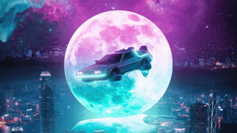 Delorean 4k Wallpaper