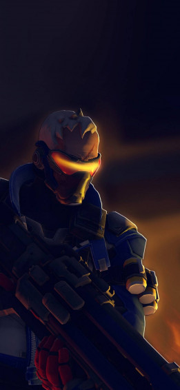 iPhone Gaming Soldier Overwatch Ukey2mtu9j9uhyuf Wallpaper