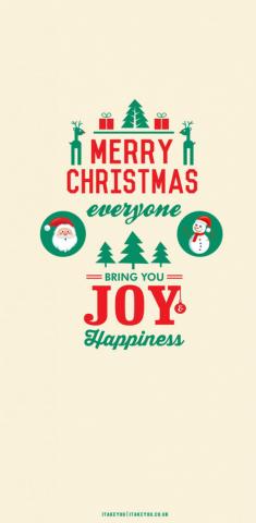 Festive Aesthetic Wallpaper For Phone Green And Red Merry